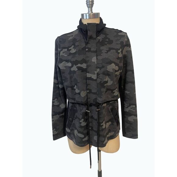 Cabi 3911 Black Gray ATC Camo Jacket Fall 2020 Size Medium - Picture 3 of 7
